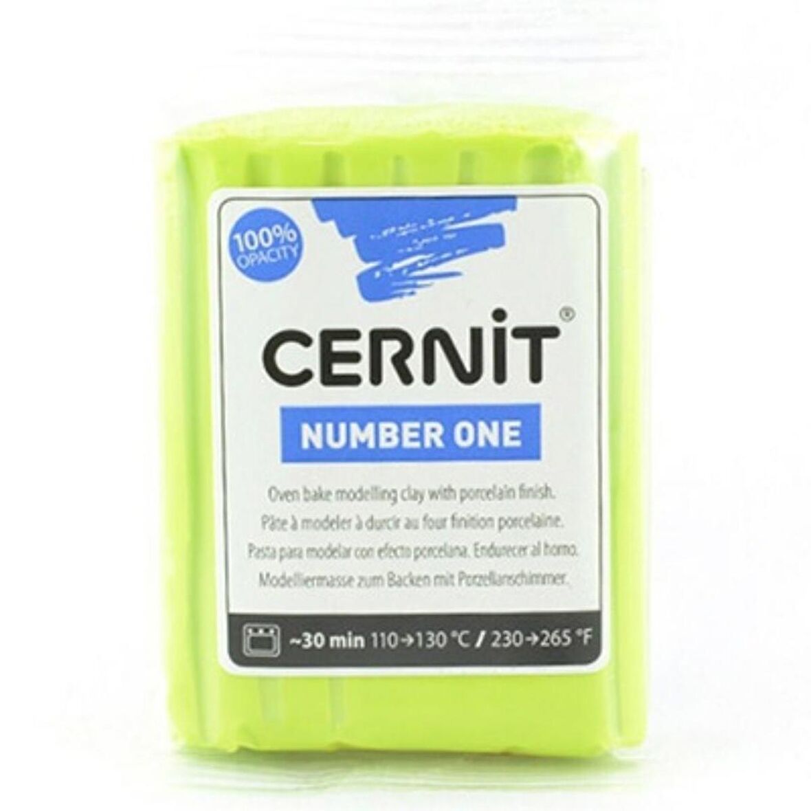 Cernit Number One Polimer Kil 56gr Lime Green 601 (Anise Green)