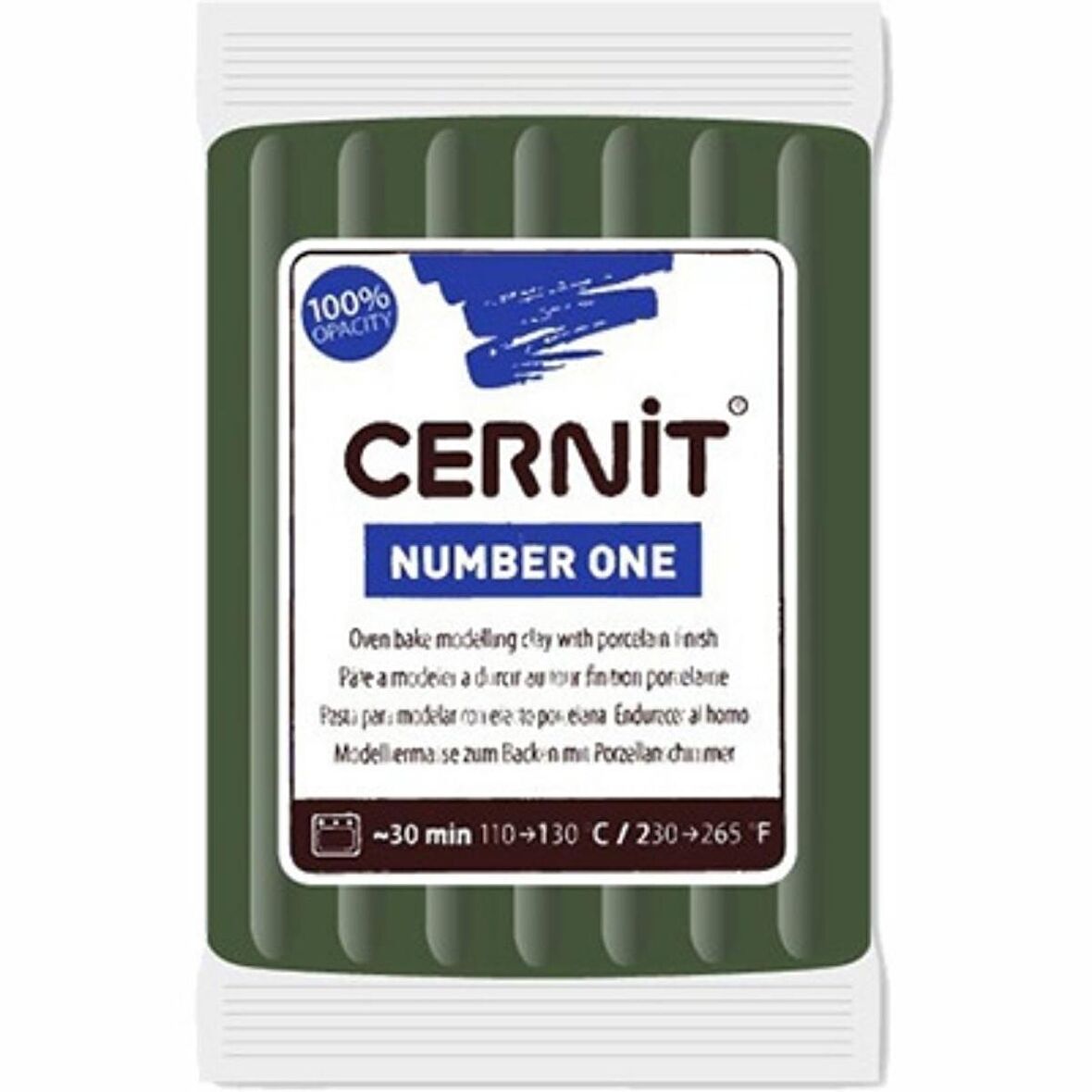 Cernit Number One Polimer Kil 56gr Olive 645