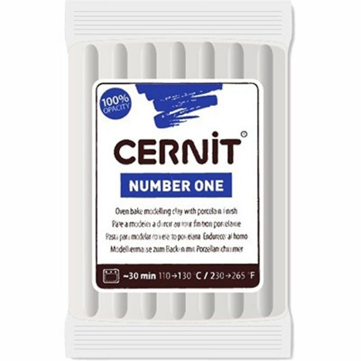 Cernit Number One Polimer Kil 56gr White Opaque 027