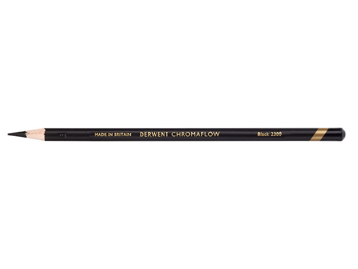 Derwent Chromaflow Kuru Boya Kalemi Black 2300