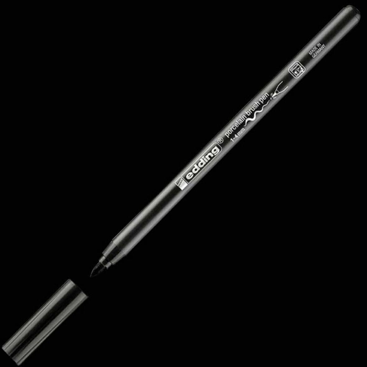 Edding Porselen Kalemi 4200 1-4mm Siyah 01