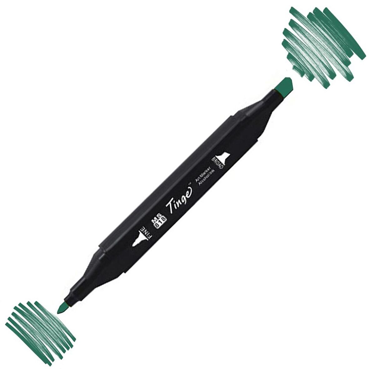 Tinge Twin Çift Uçlu Marker Kalemi Bg52 Deep Green