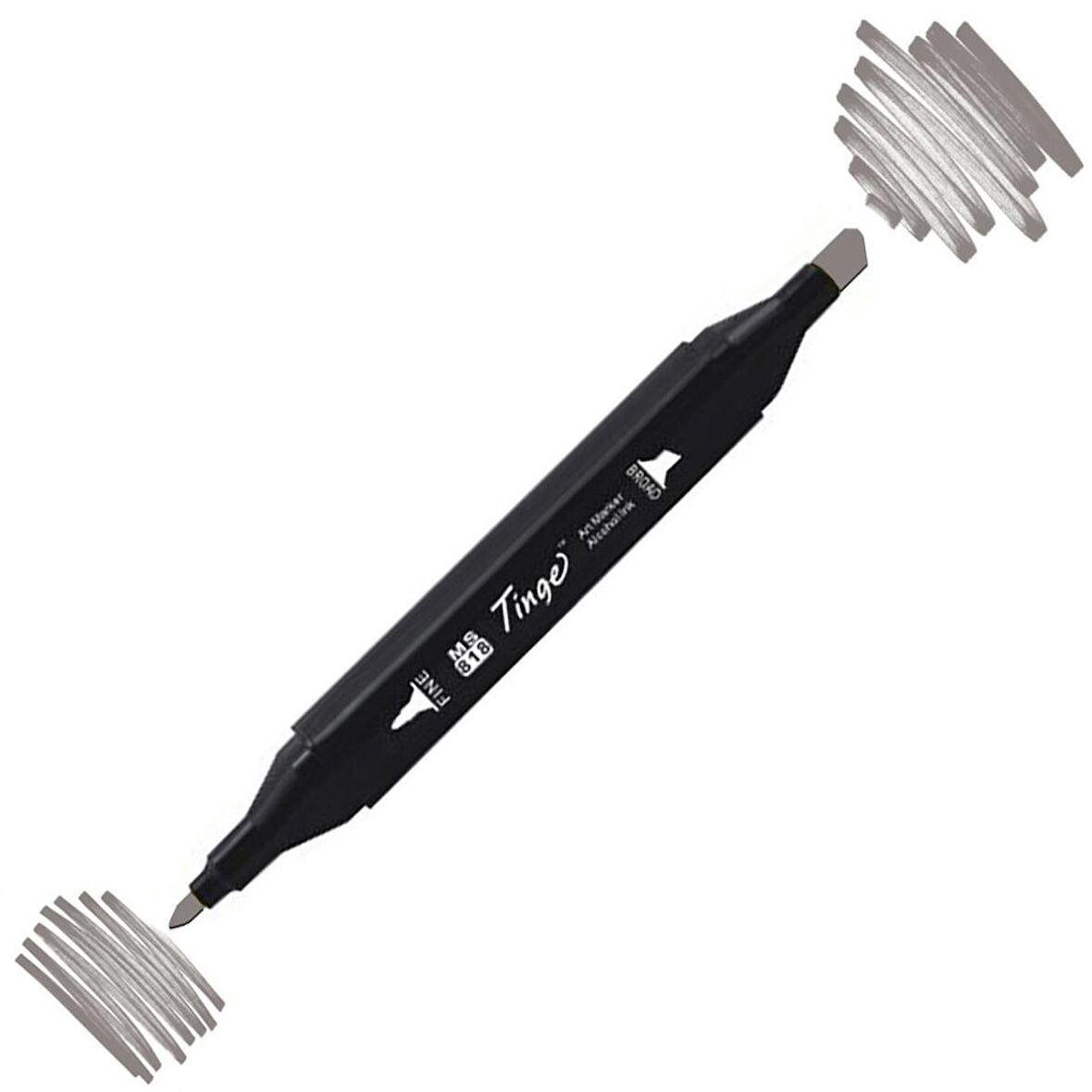 Tinge Twin Çift Uçlu Marker Kalemi Wg6 Warm Grey