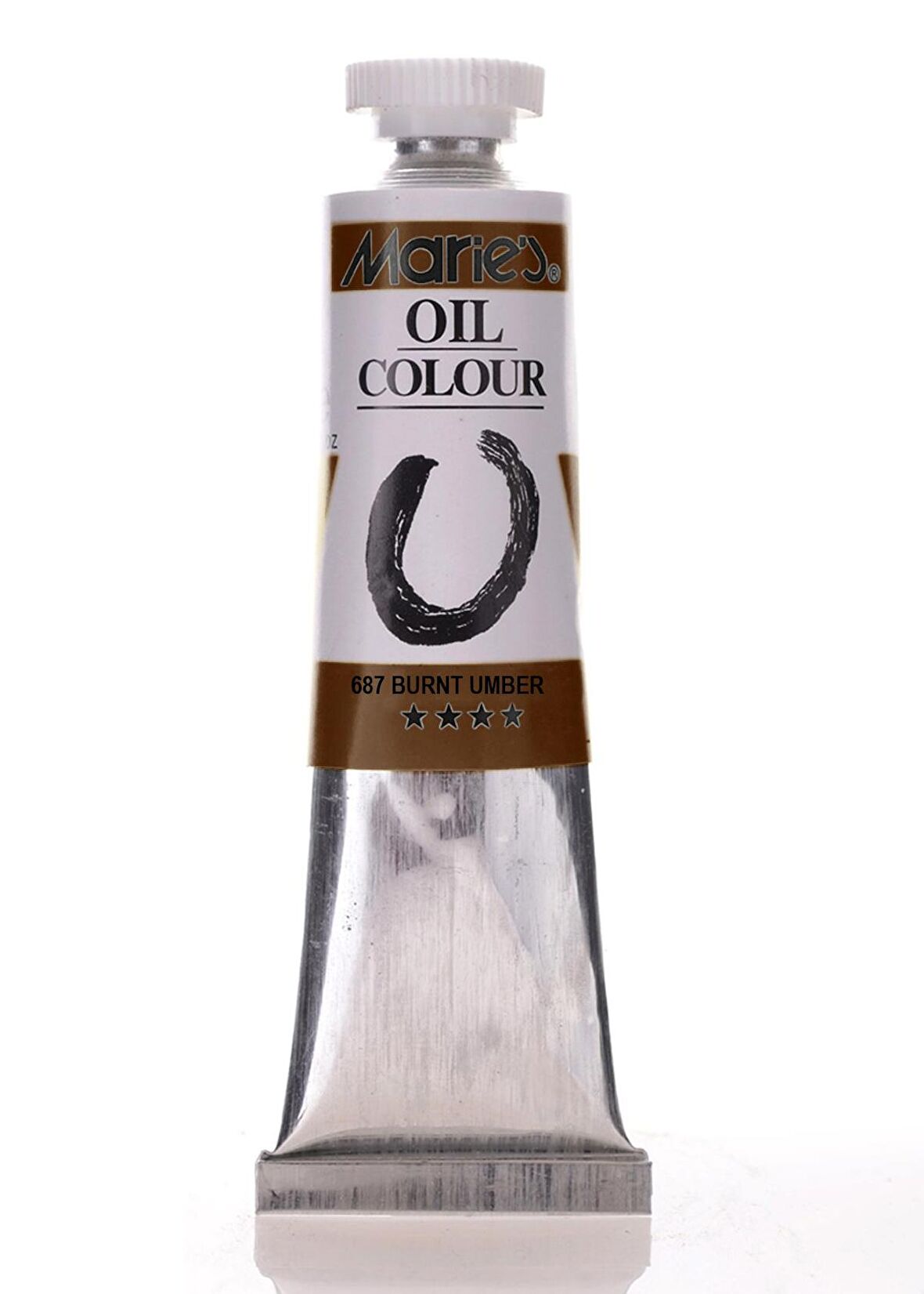 Maries Oil Colour Yağlı Boya 50ml 687 Burnt Umber