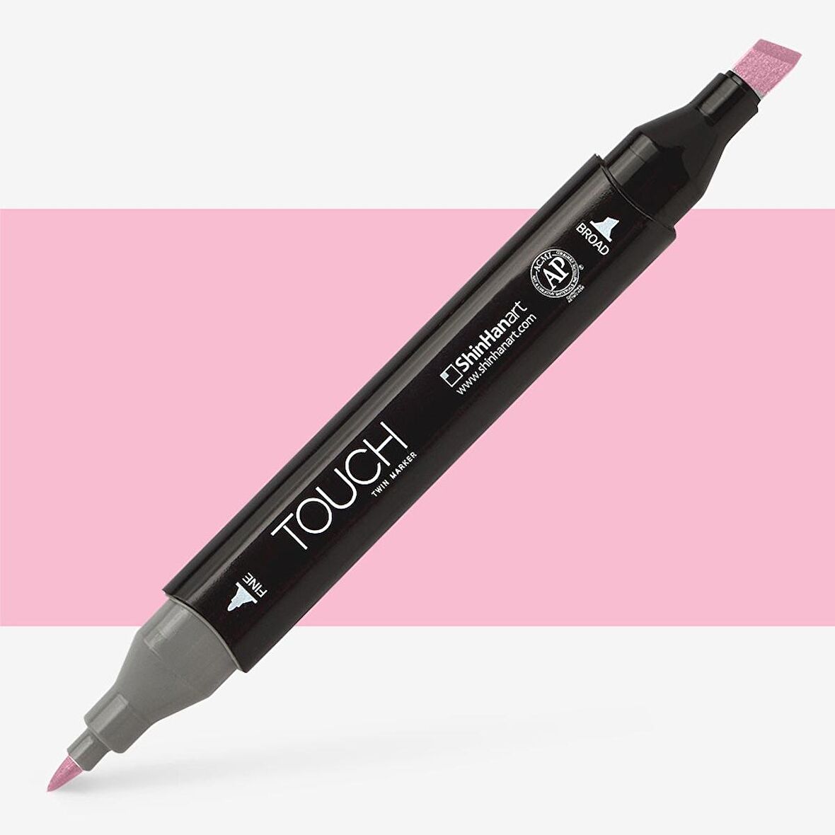 Shinhan Art Touch Twin Marker Pen : Çift Uçlu Marker Kalemi : LIGHT PINK : RP138