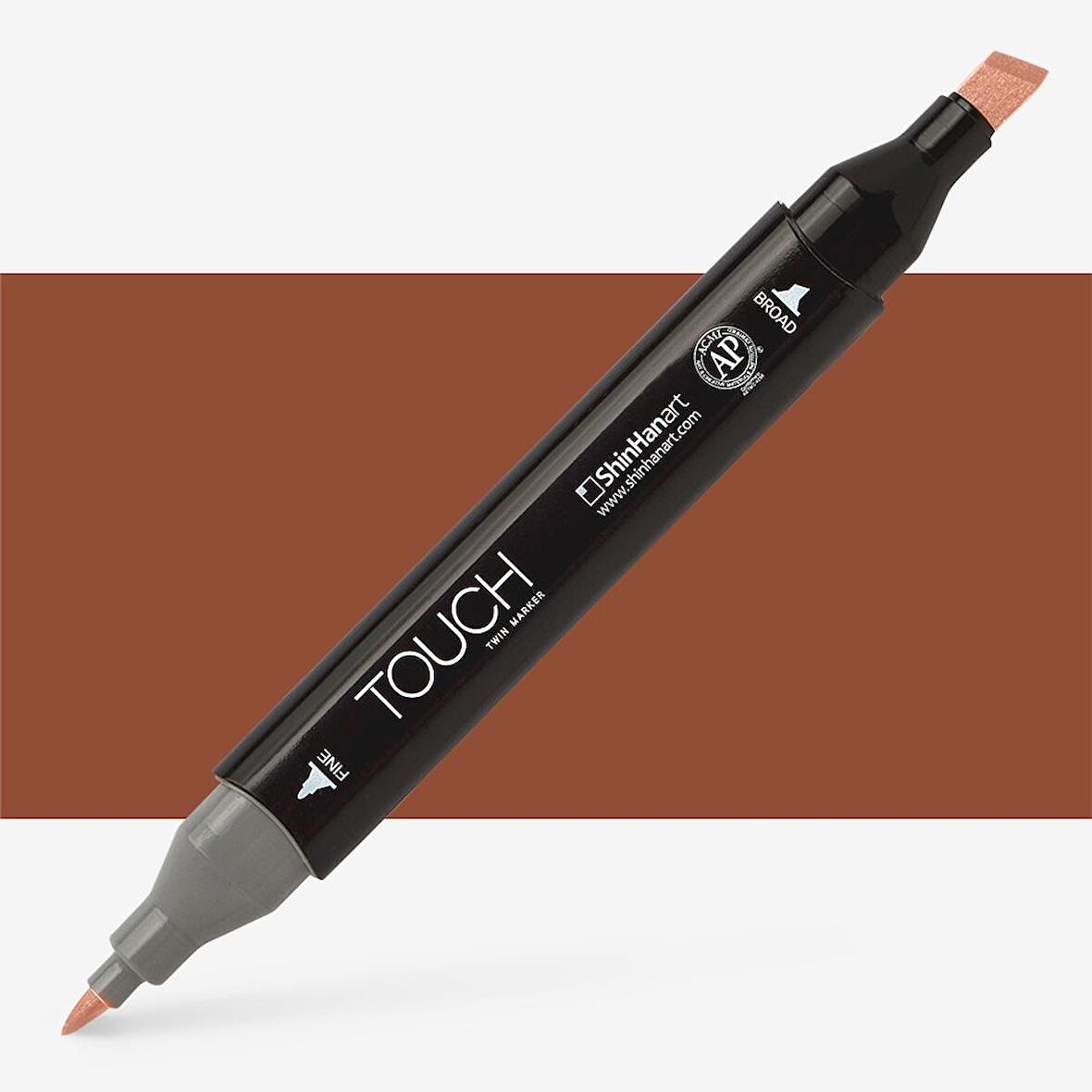 Shinhan Art Touch Twin Marker Pen : Çift Uçlu Marker Kalemi : BURNT ORANGE : BR93