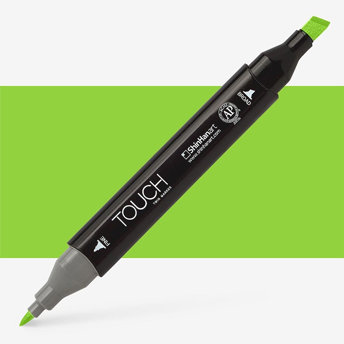 Shinhan Art Touch Twin Marker Pen : Çift Uçlu Marker Kalemi : LEAF GREEN : GY234