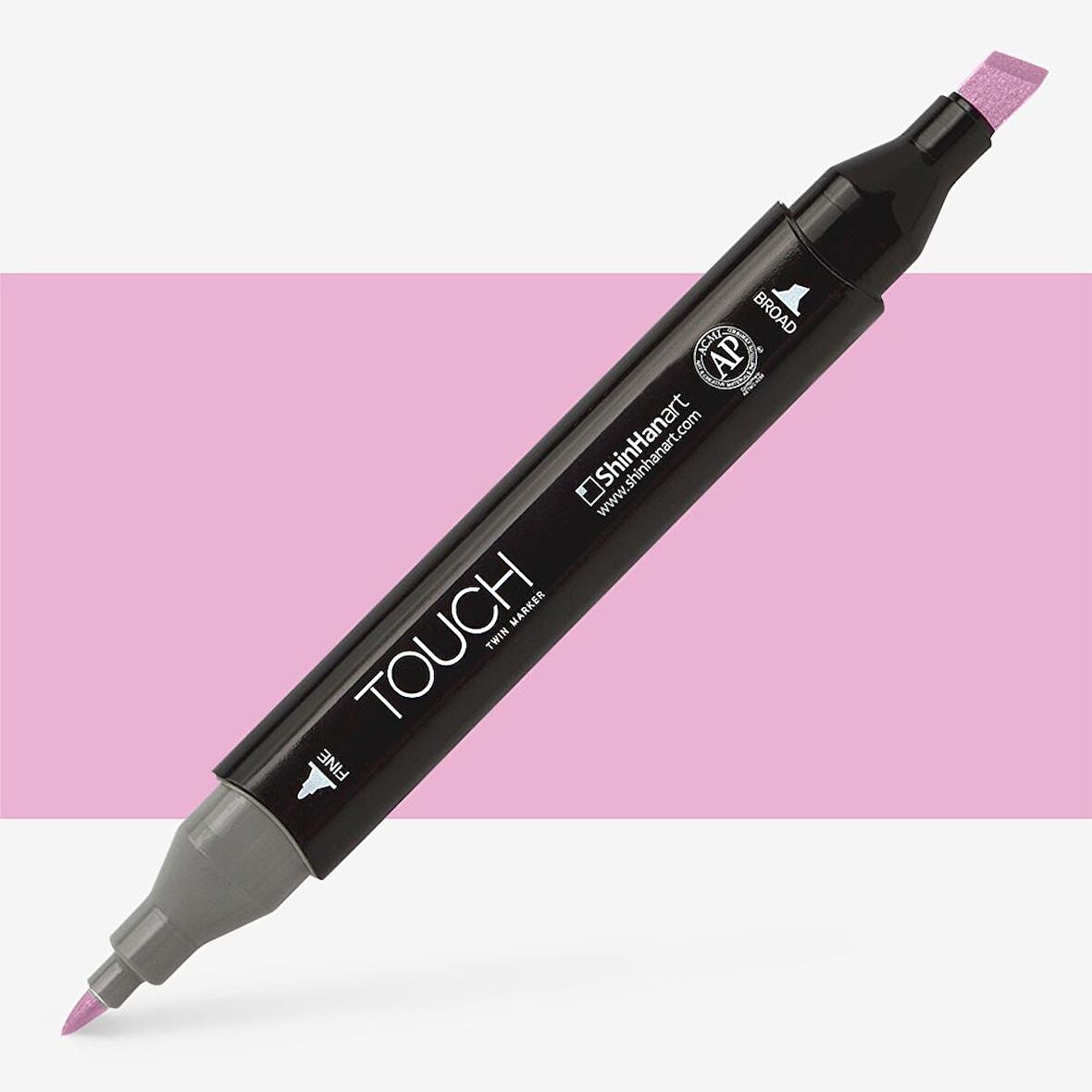 Shinhan Art Touch Twin Marker Pen : Çift Uçlu Marker Kalemi : PALE LILAC : P147