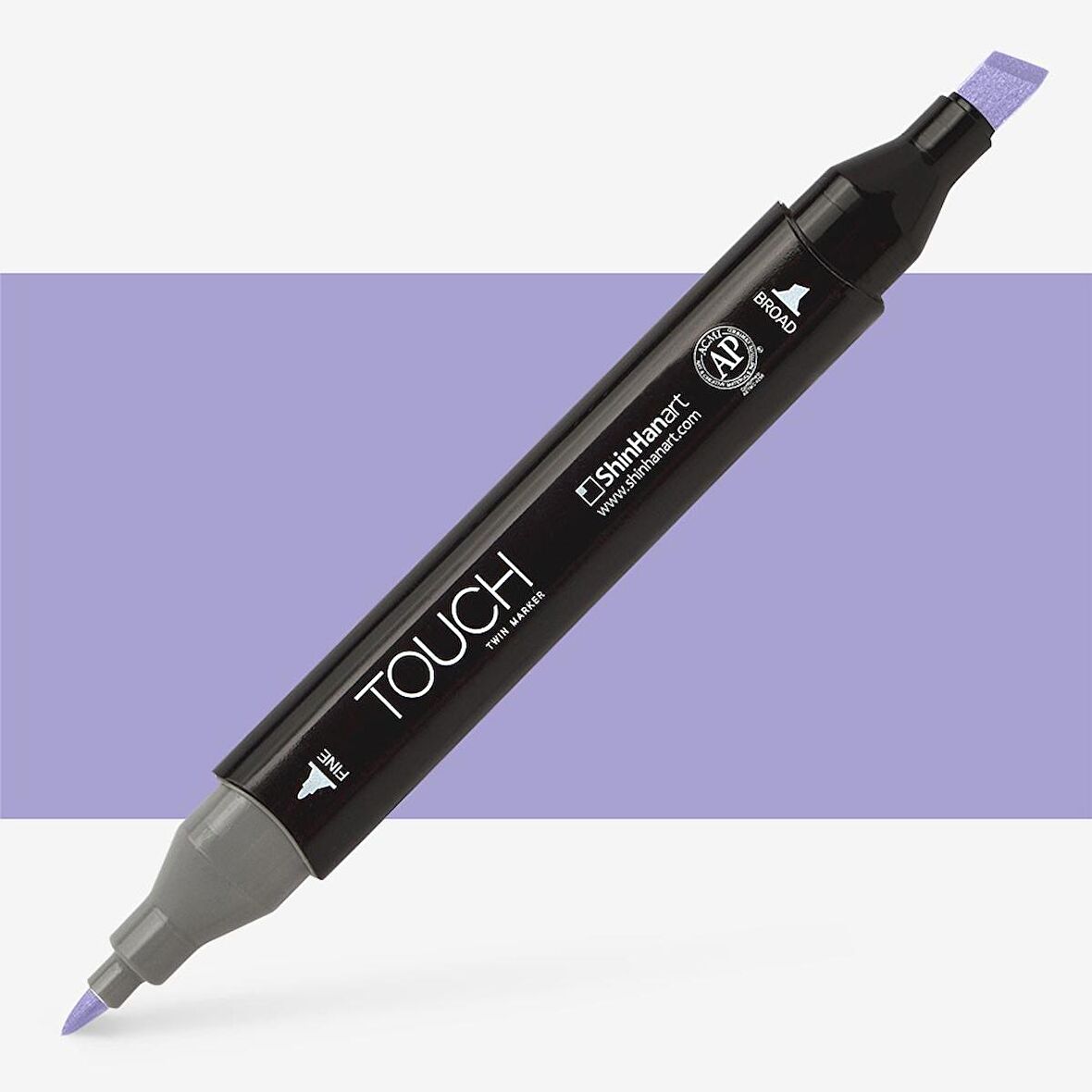 Shinhan Art Touch Twin Marker Pen : Çift Uçlu Marker Kalemi : DARK BLUE LIGHT : PB75