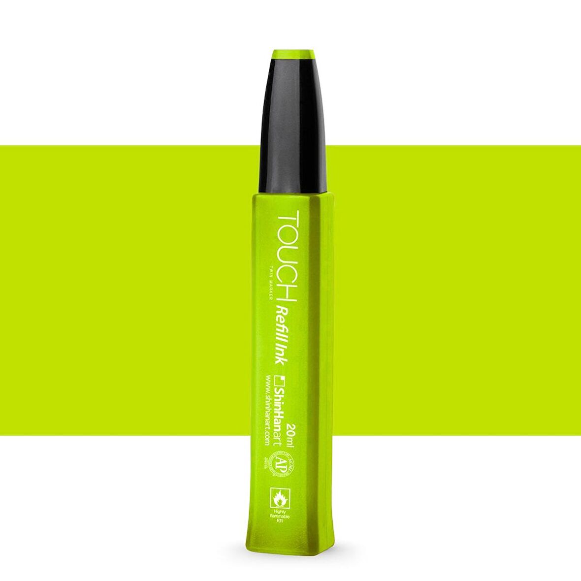 Shinhan Art Touch Twin Marker Refill İnk: Dolum Mürekkebi : 20ml : GY48 YELLOW GREEN