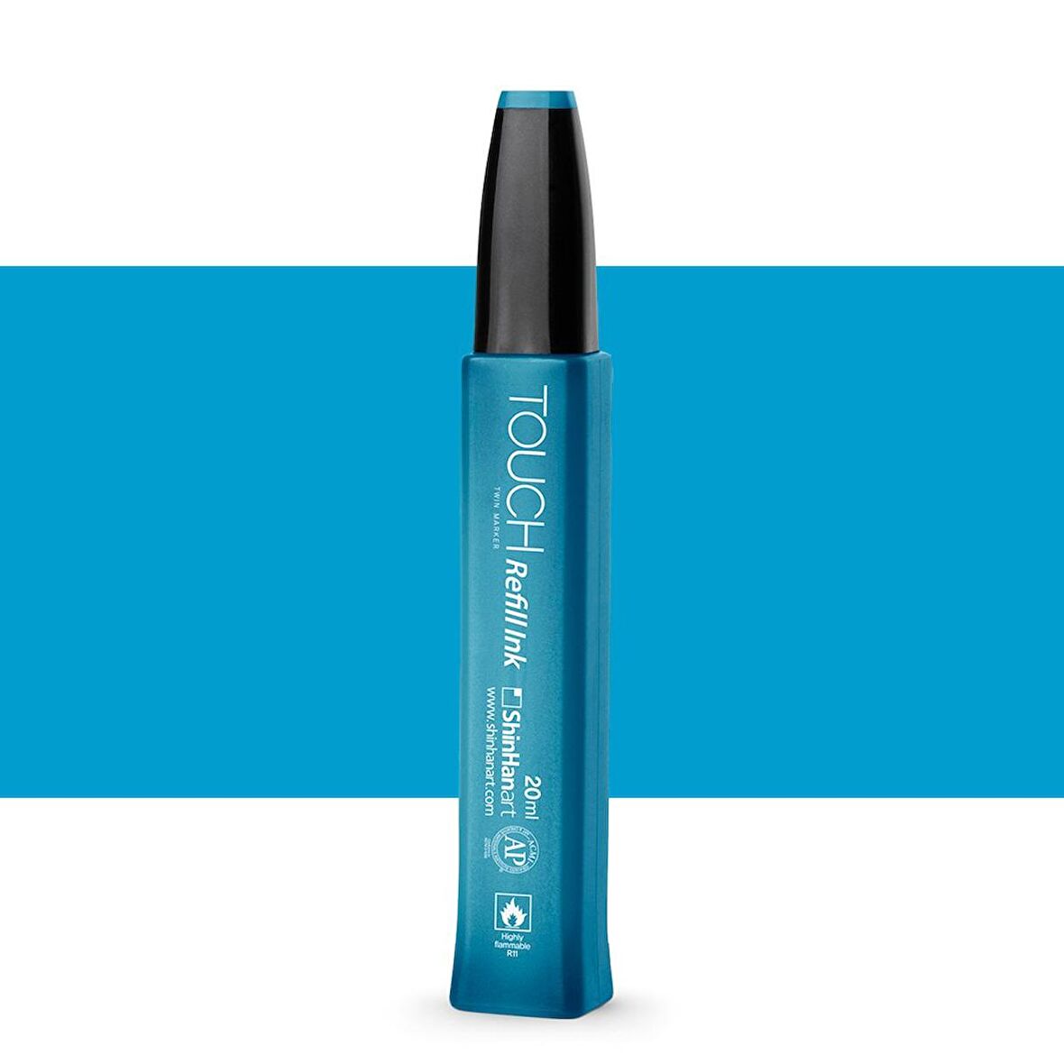 Shinhan Art Touch Twin Marker Refill İnk: Dolum Mürekkebi : 20ml : B63 CERULEAN BLUE