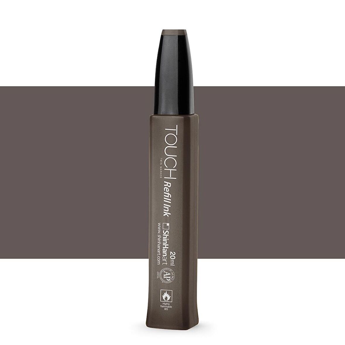 Shinhan Art Touch Twin Marker Refill İnk: Dolum Mürekkebi : 20ml : WG8 WARM GREY