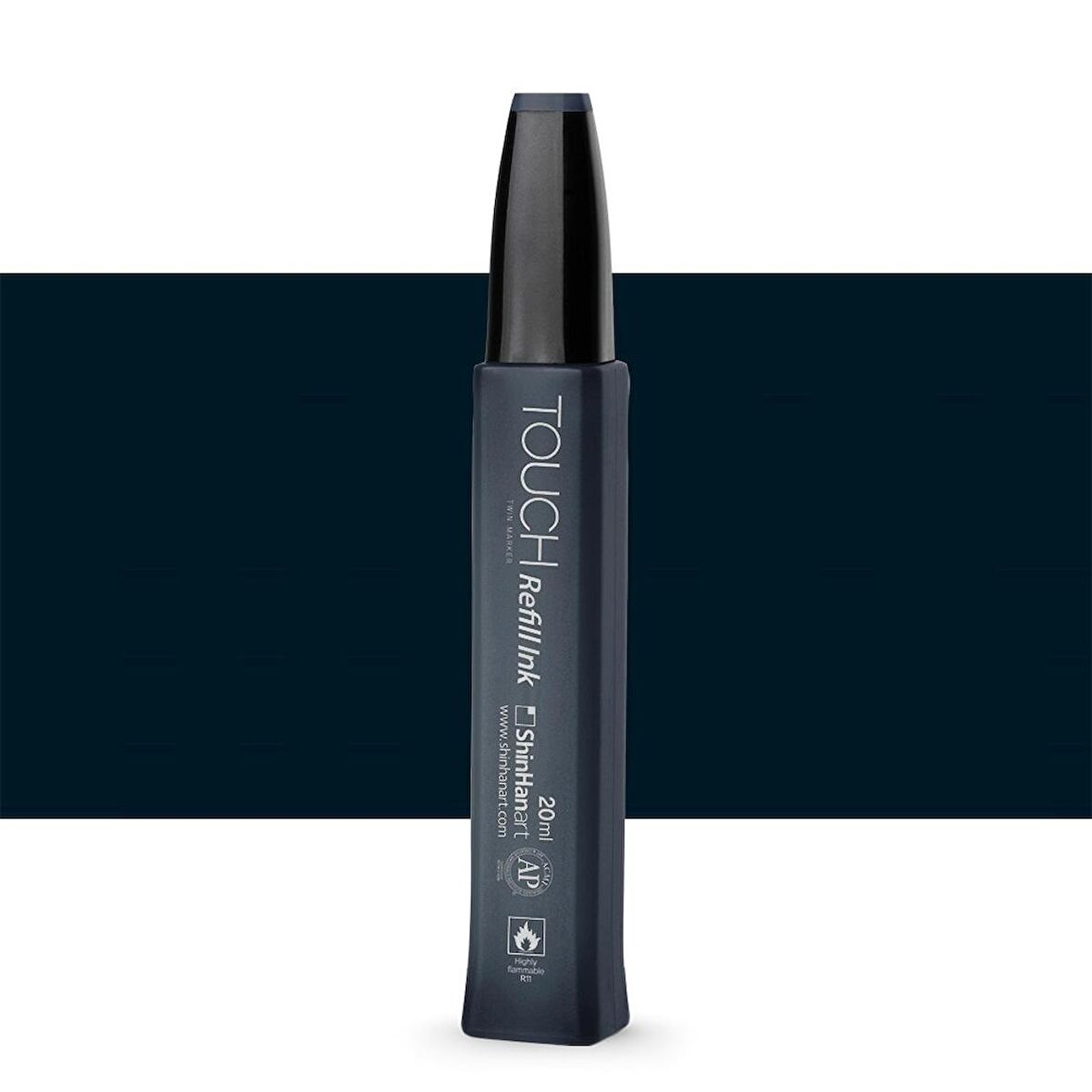 Shinhan Art Touch Twin Marker Refill İnk: Dolum Mürekkebi : 20ml : 120 BLACK