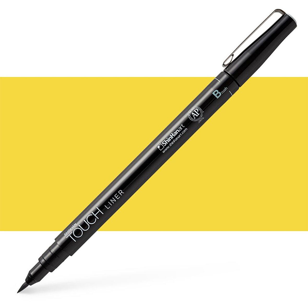 Shinhan Art TOUCH LINER : BRUSH 0.1MM : Yellow