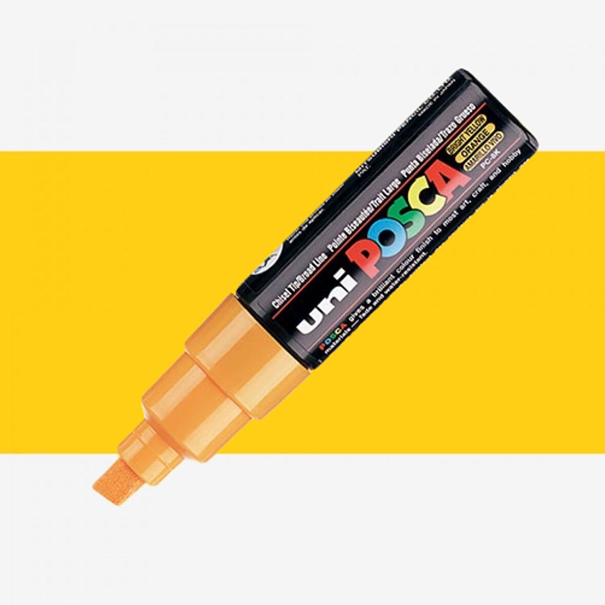Uni Posca Marker Kalem PC-8K (8mm) Parlak Sarı