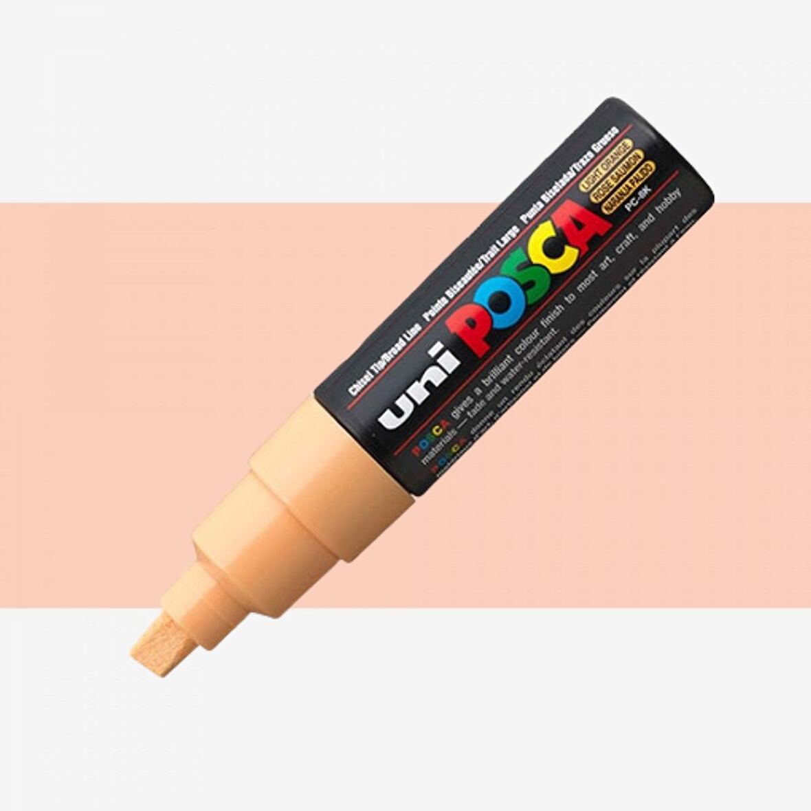 Uni Posca Marker Kalem PC-8K (8mm) Açık Turuncu