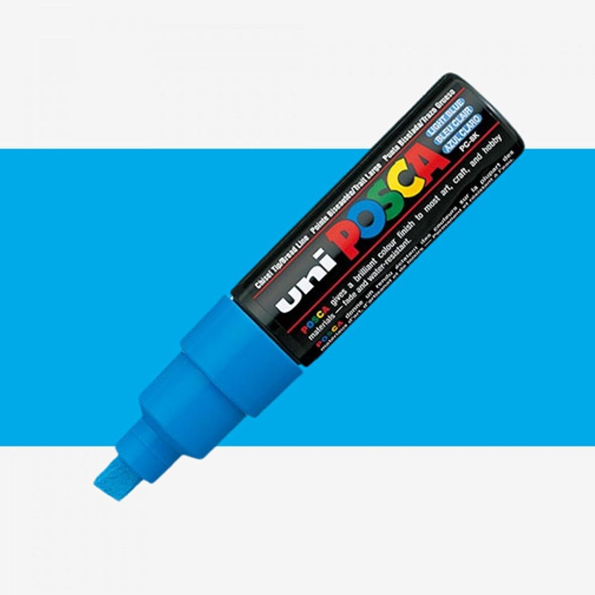 Uni Posca Marker Kalem PC-8K (8mm) Açık Mavi