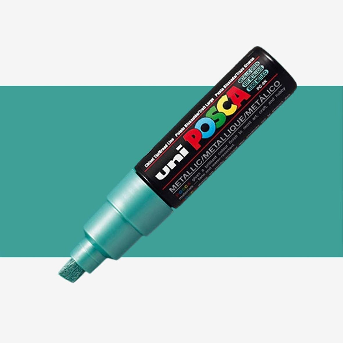 Uni Posca Marker Kalem PC-8K (8mm) Metalik Yeşil