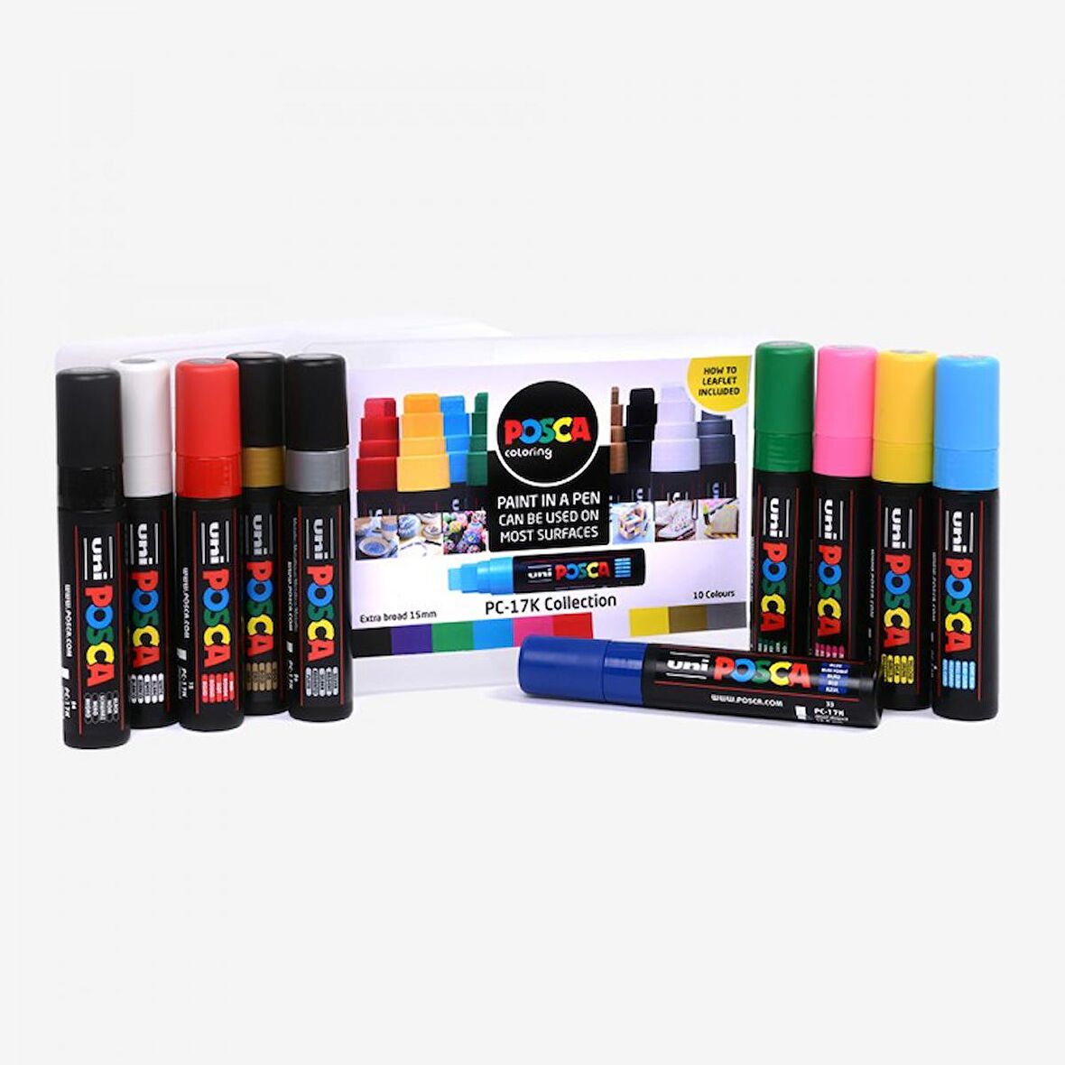 Uni Posca Marker Pc-17k (15mm) 8'li Set