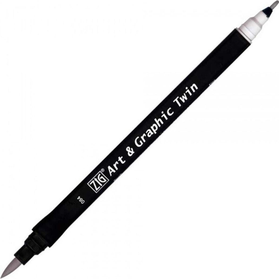 Zig Art & Graphic Twin TUT-80 Fırça Uçlu Marker Pale Gray 084
