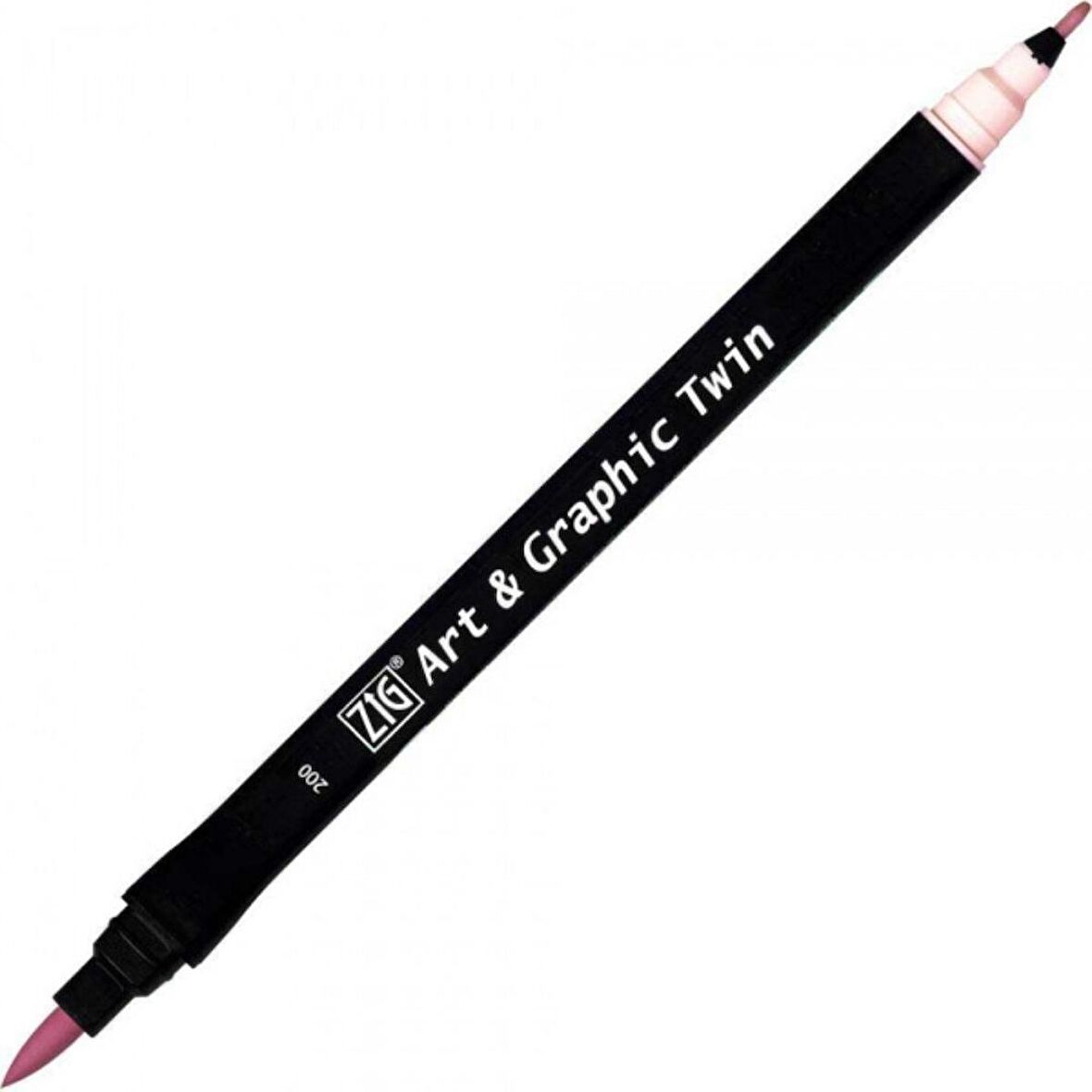 Zig Art & Graphic Twin TUT-80 Fırça Uçlu Marker Sugared A. Pink 200