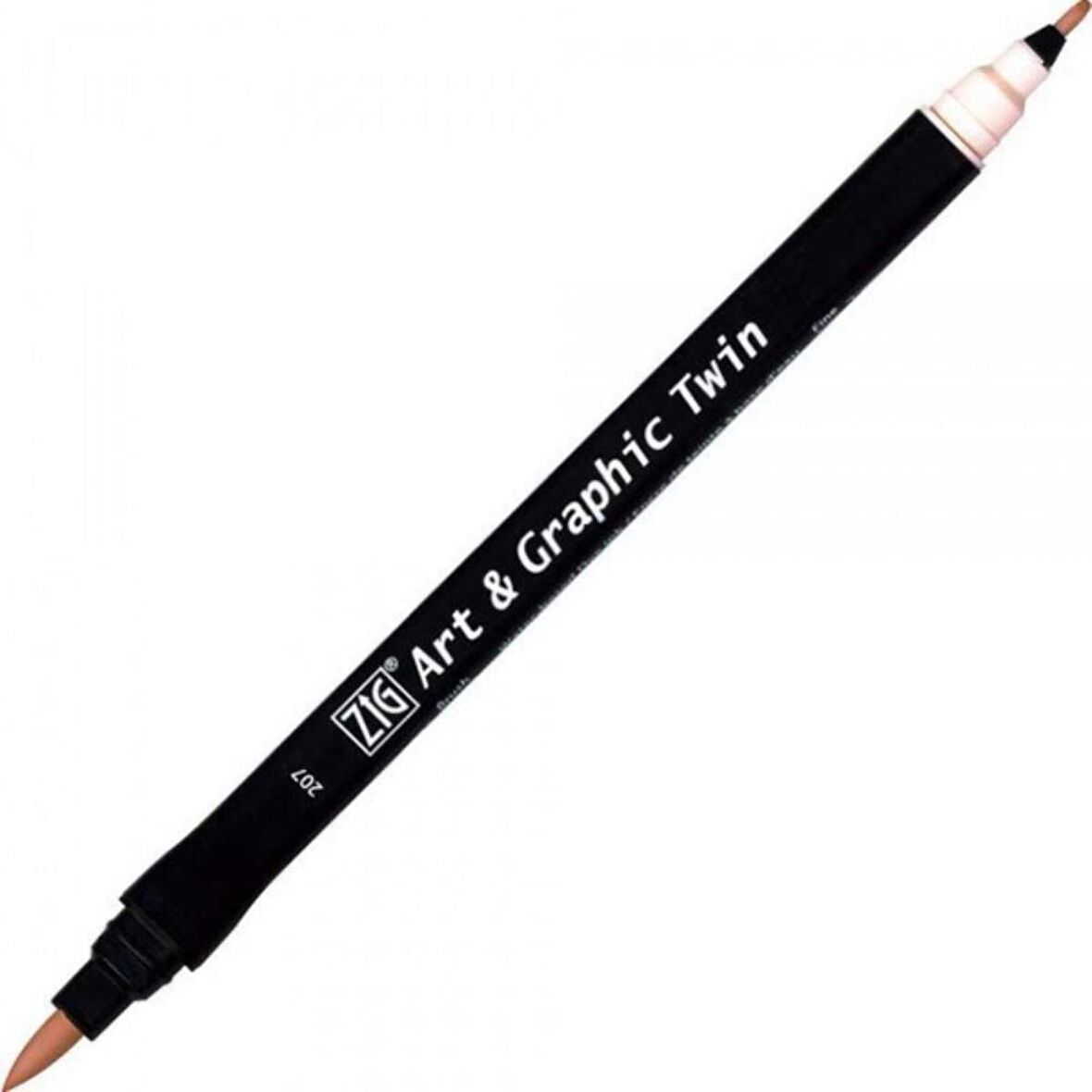 Zig Art & Graphic Twin TUT-80 Fırça Uçlu Marker Pale Pink 207