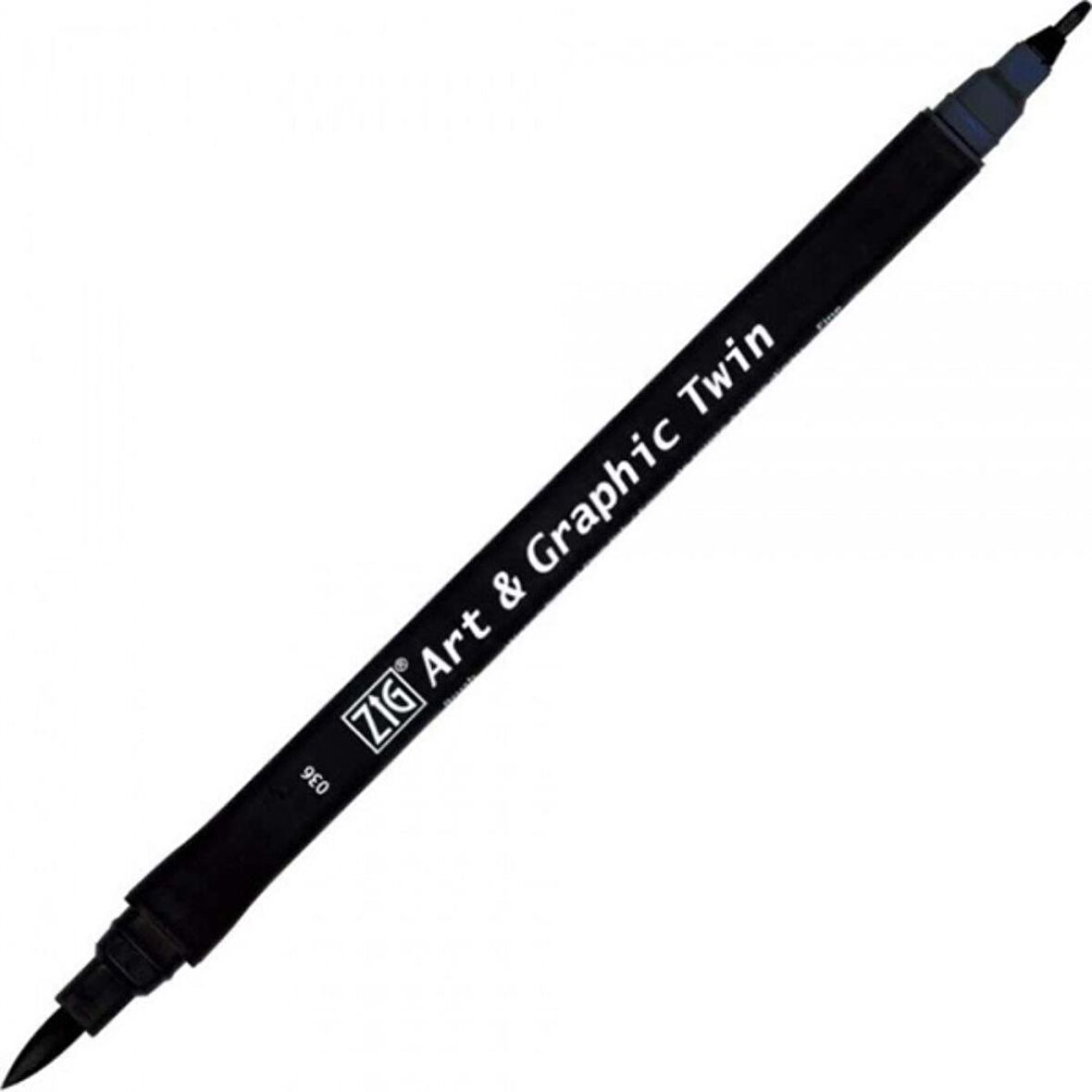 Zig Art & Graphic Twin TUT-80 Fırça Uçlu Marker Deep Blue 036