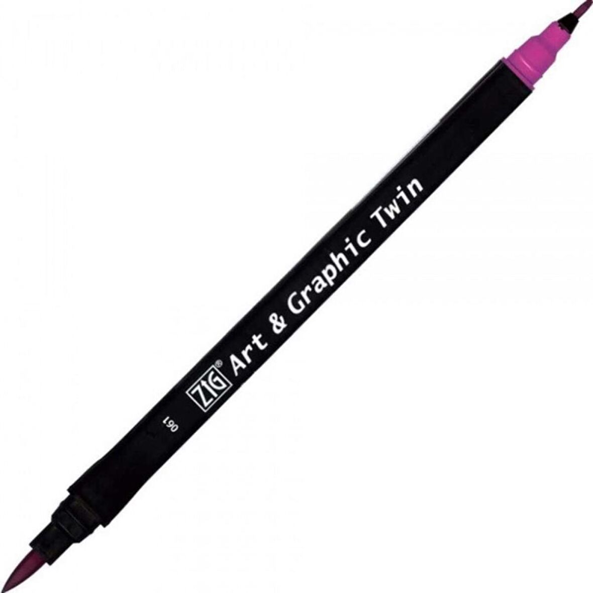 Zig Art & Graphic Twin TUT-80 Fırça Uçlu Marker Purple 061