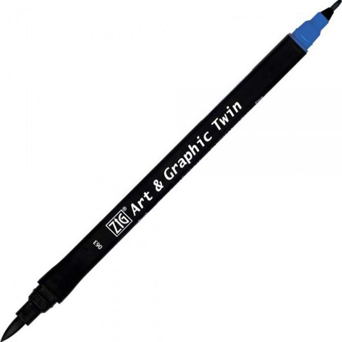 Zig Art & Graphic Twin TUT-80 Fırça Uçlu Marker Dull Blue 063