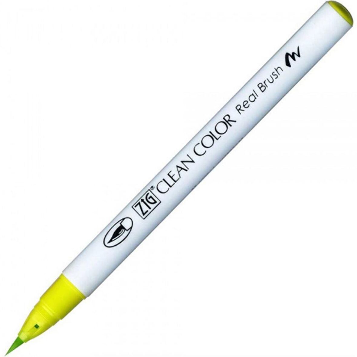 Zig Rb-6000At Clean Color Real Brush Pen Yellow Green 053