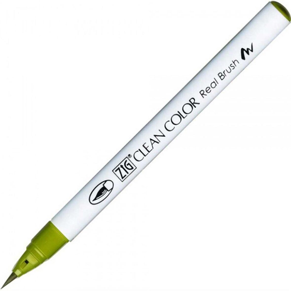 Zig Rb-6000At Clean Color Real Brush Pen Mid Green 046