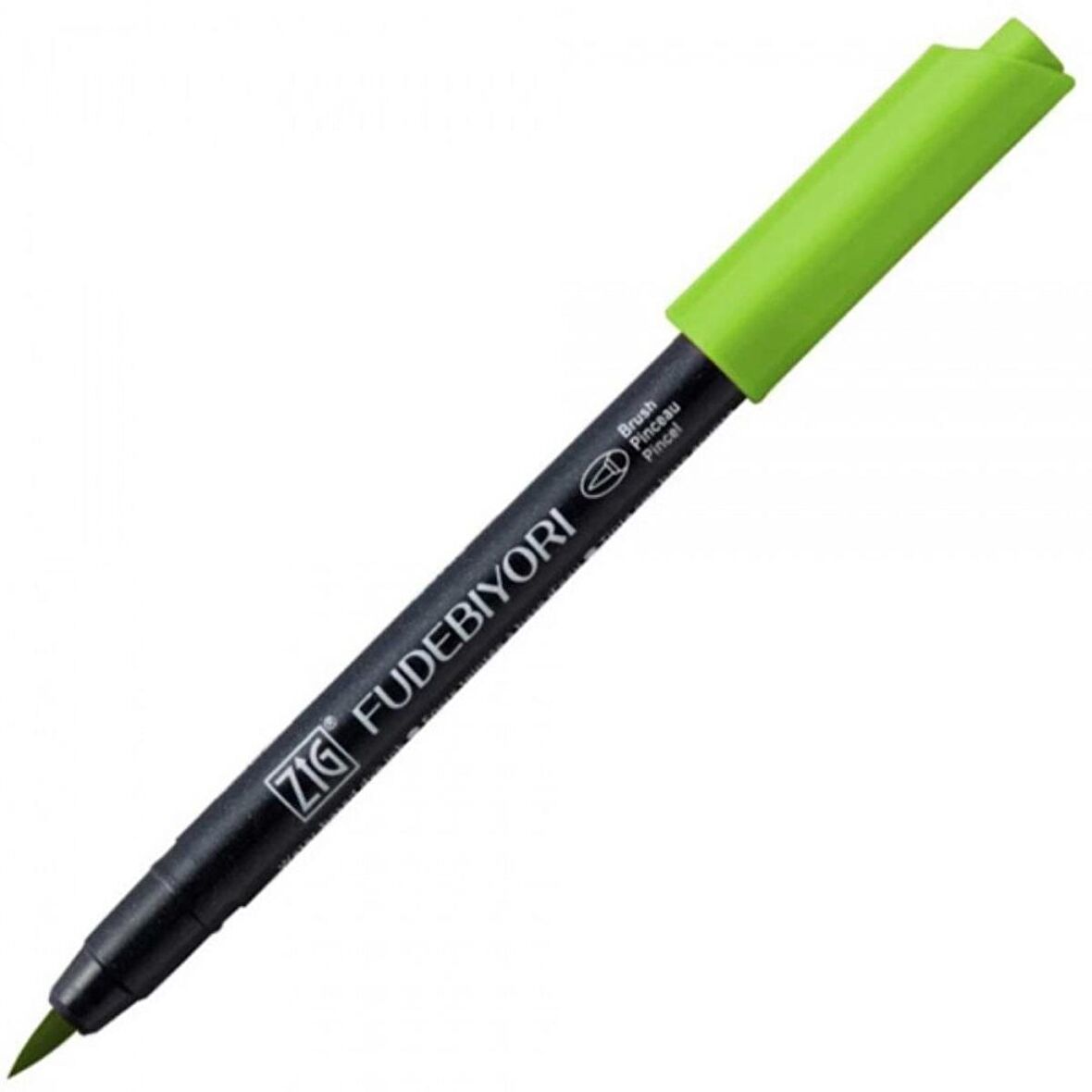 Zig Fudebiyori Brush Pen Cbk-55N Light Green 41