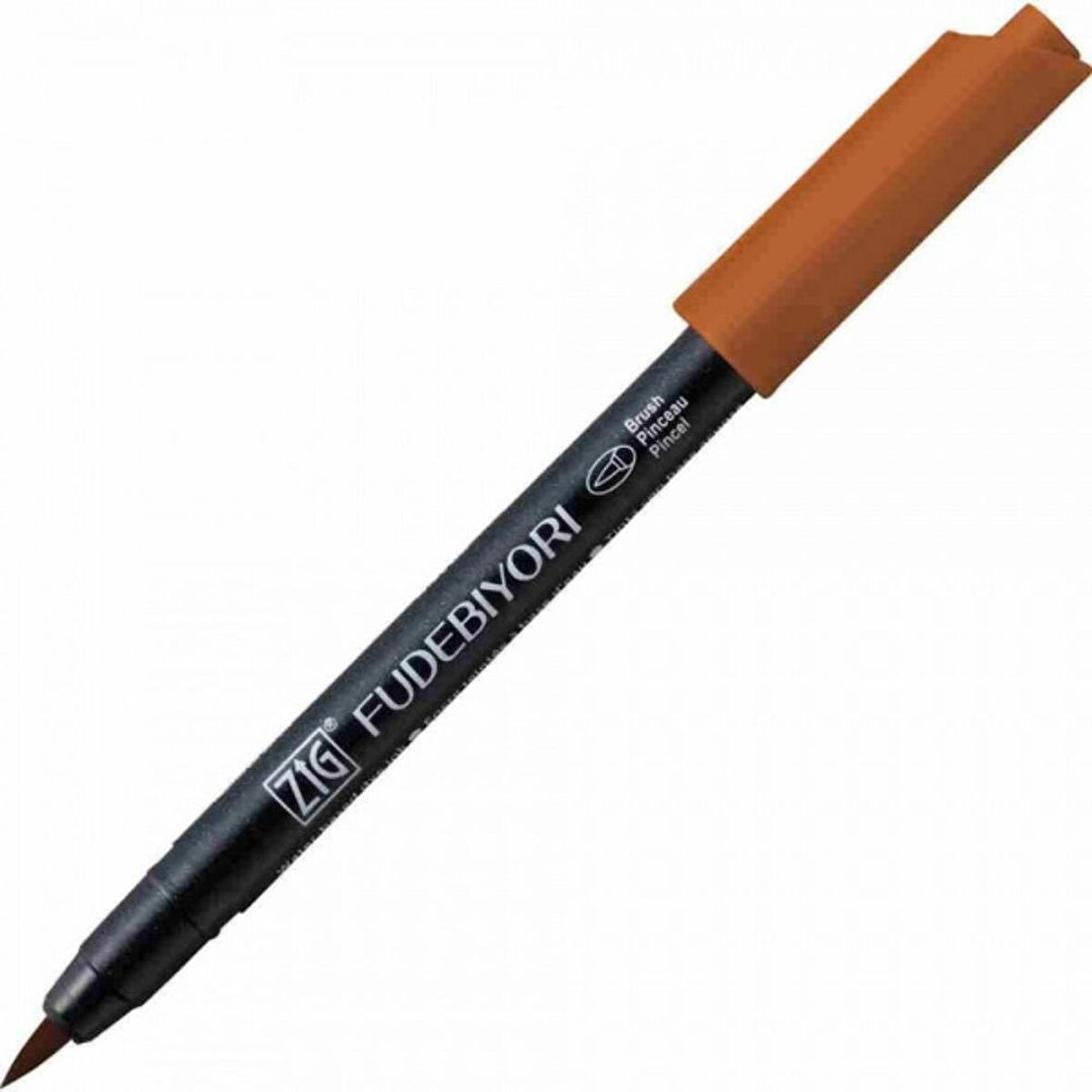 Zig Fudebiyori Brush Pen Cbk-55N Brown 60