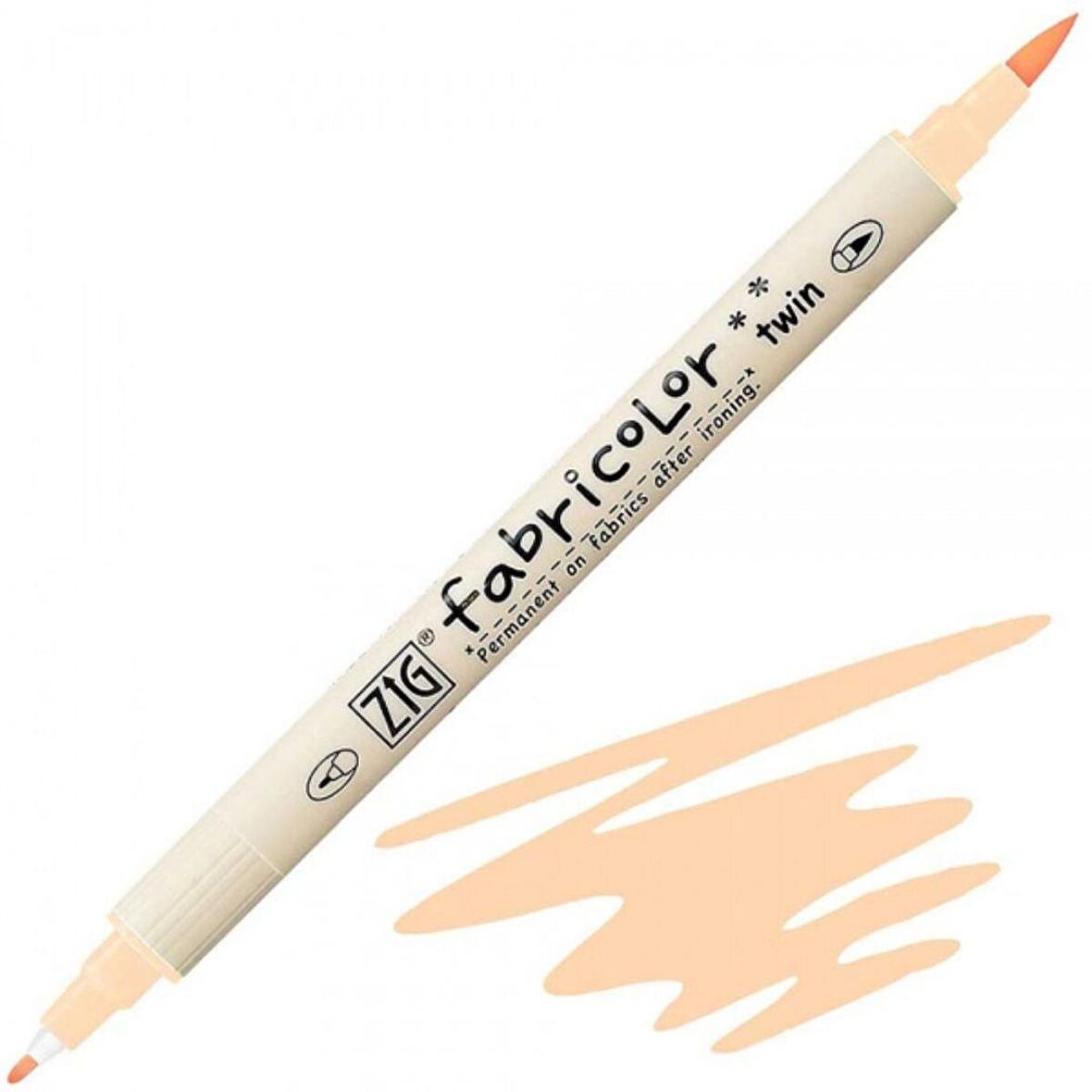 Zig Fabricolor Marker Twin Kumaş Kalemi Flesh Colour 071
