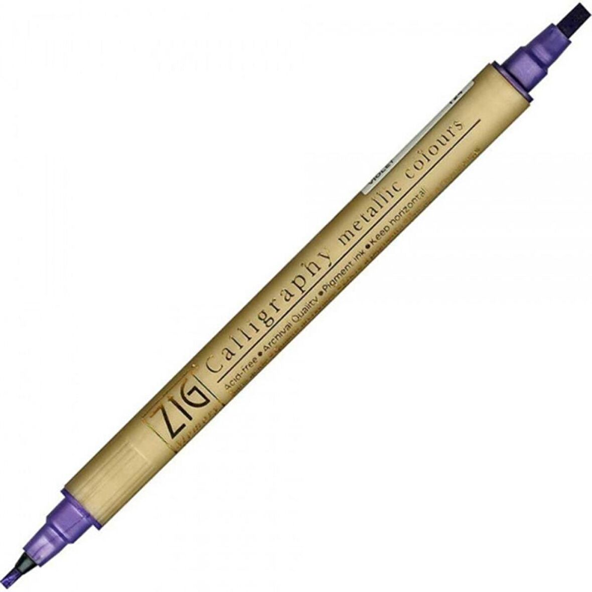 Zig Ms-8400 Kaligrafi Kalemi Metalik Violet 124