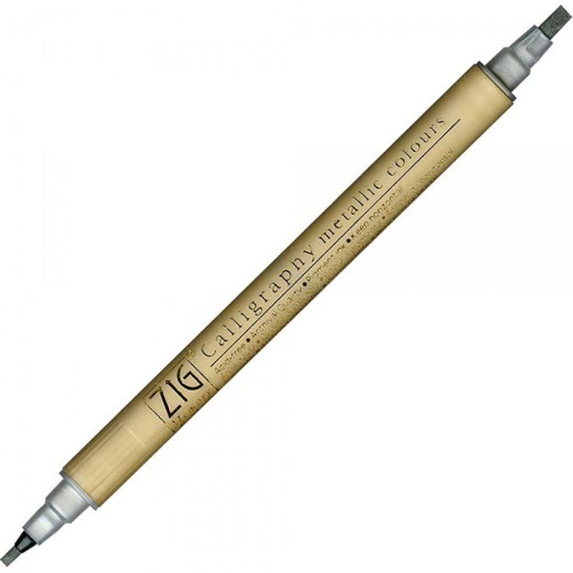 Zig Ms-8400 Kaligrafi Kalemi Metalik Silver 102