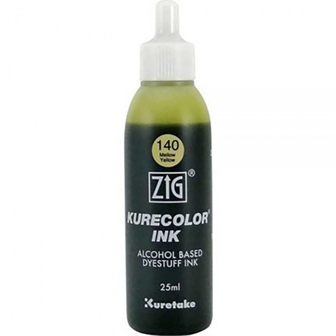 Zig Kurecolor Refill Ink Mürekkep 25ml 140 Mellow Yellow