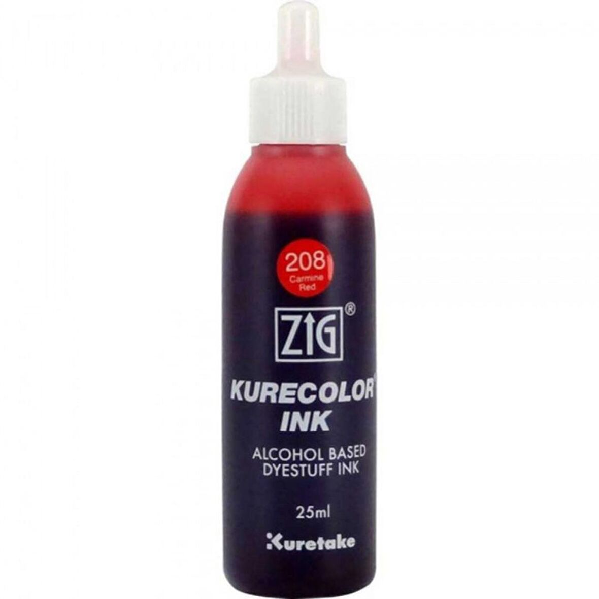 Zig Kurecolor Refill Ink Mürekkep 25ml 208 Carmine Red