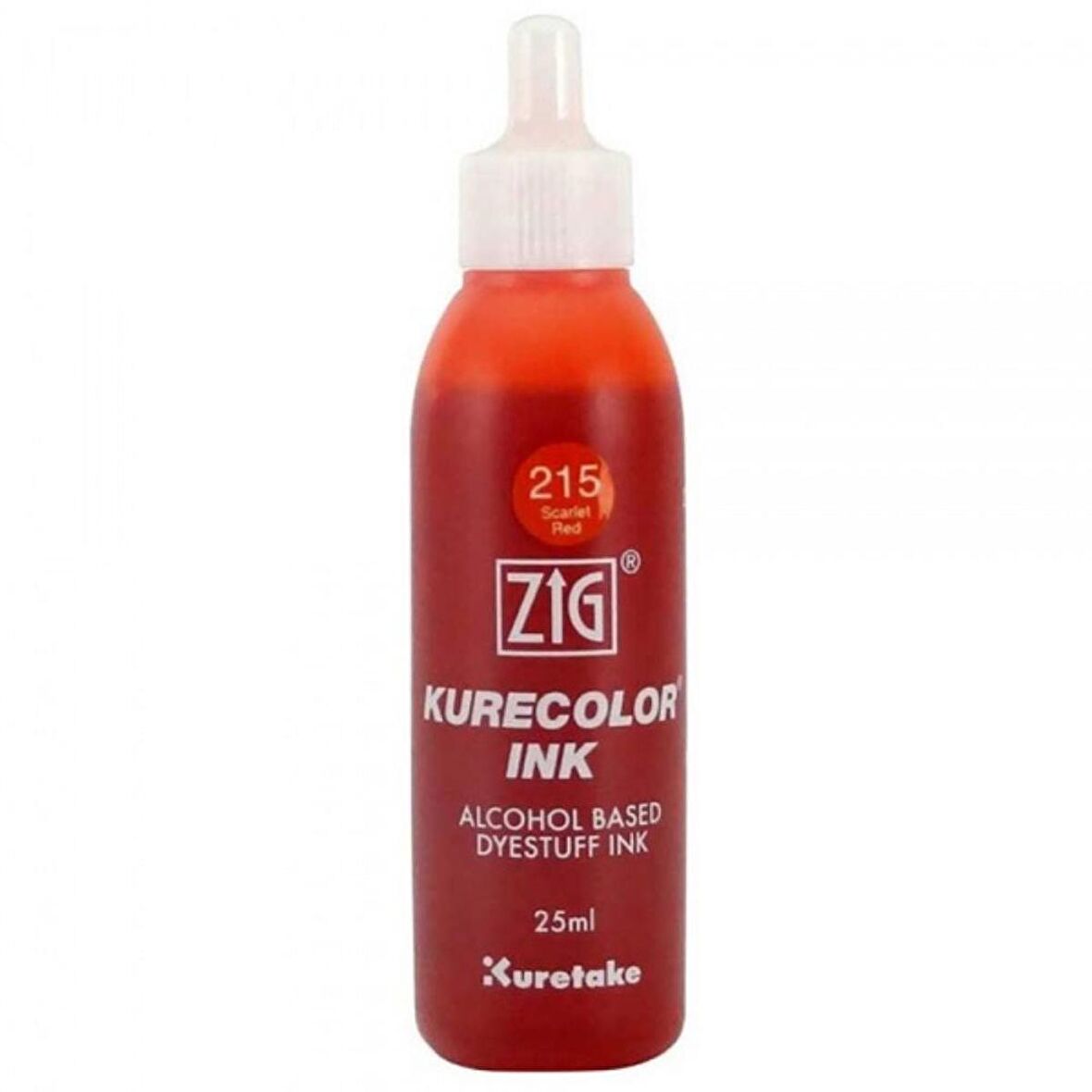 Zig Kurecolor Refill Ink Mürekkep 25ml 215 Scarlet Red