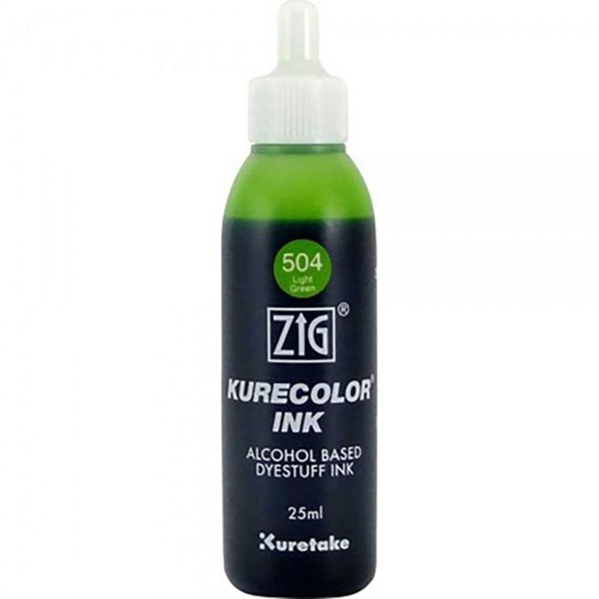 Zig Kurecolor Refill Ink Mürekkep 25ml 504 Light Green