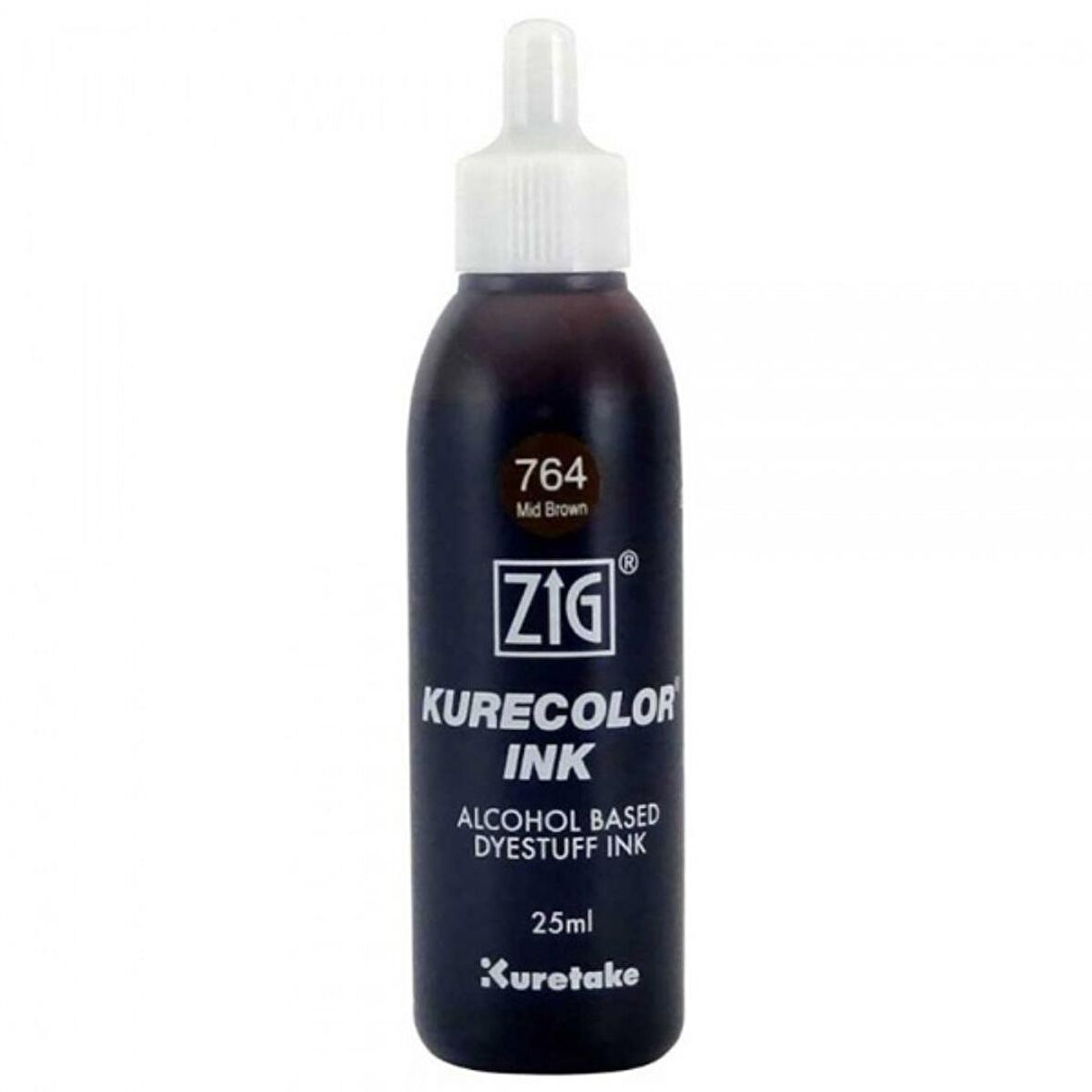 Zig Kurecolor Refill Ink Mürekkep 25ml 764 Mid Brown