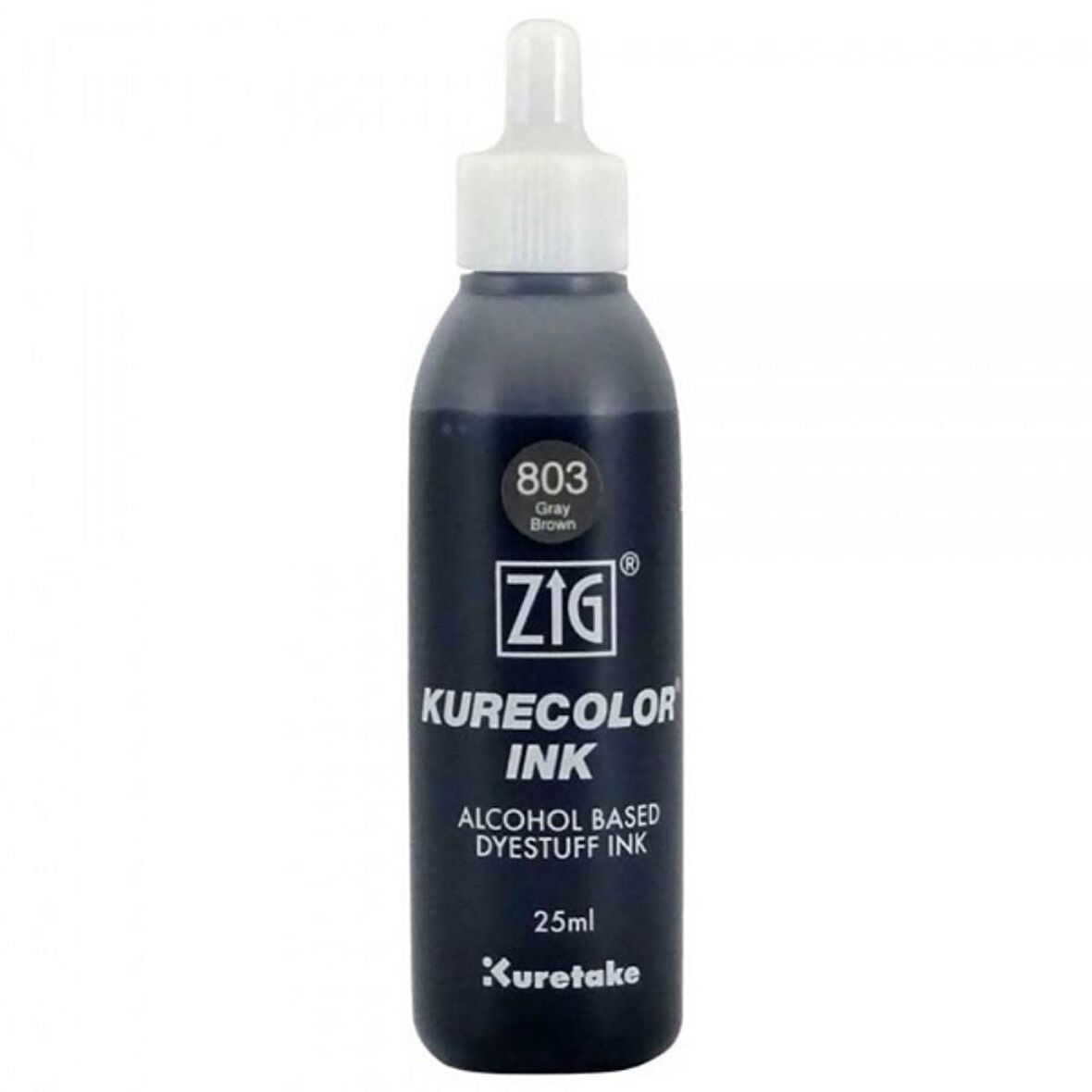 Zig Kurecolor Refill Ink Mürekkep 25ml 803 Gray Brown