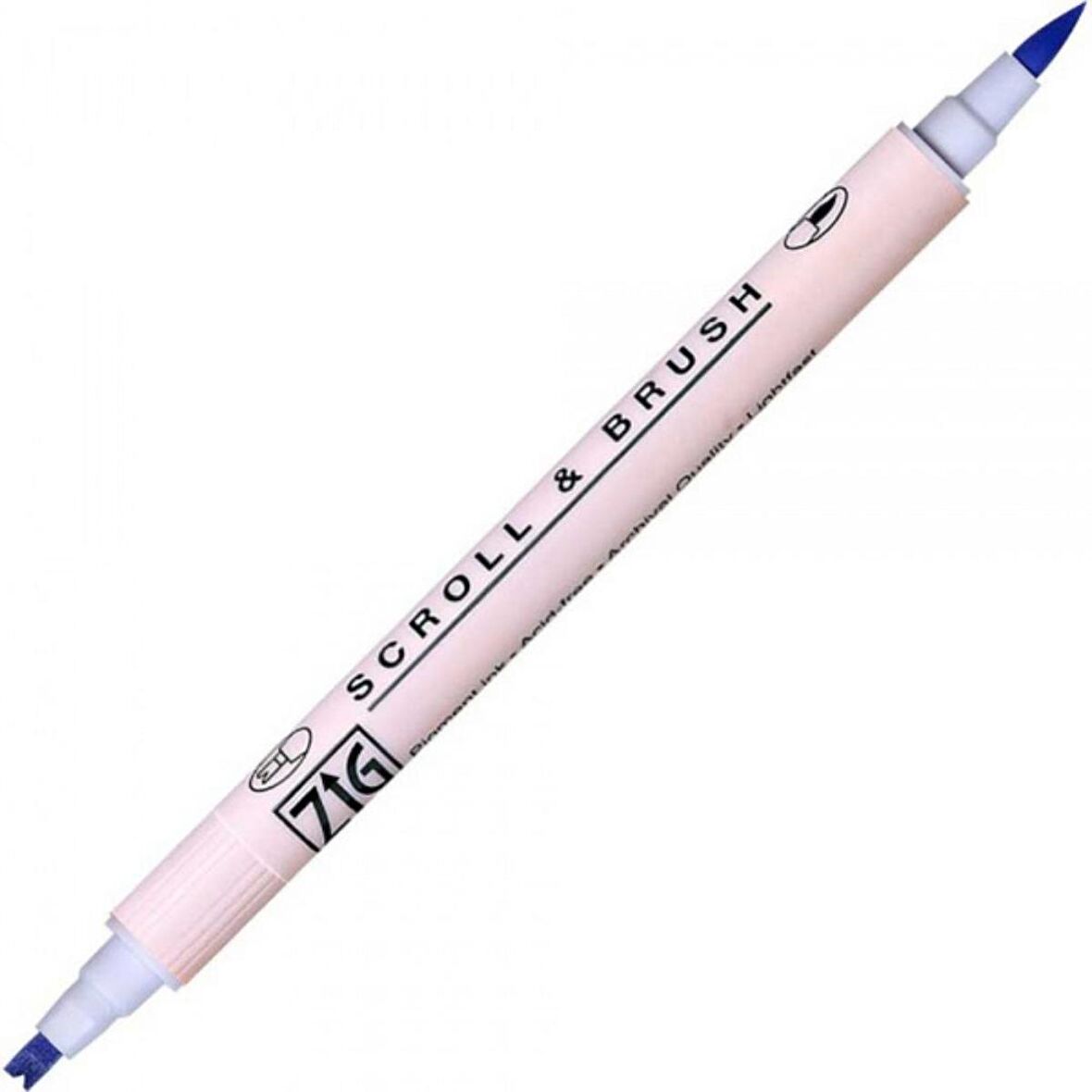 Zig Scroll & Brush Pen Çift Çizgi Kaligrafi Kalemi English Lavender 803