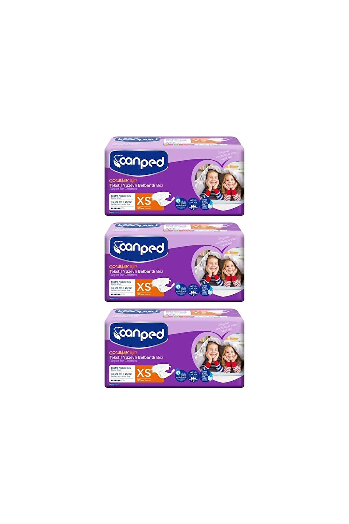 Belbantlı Tekstil Hasta Bezi Ekstra Küçük (xs) 30'lu 3 Paket