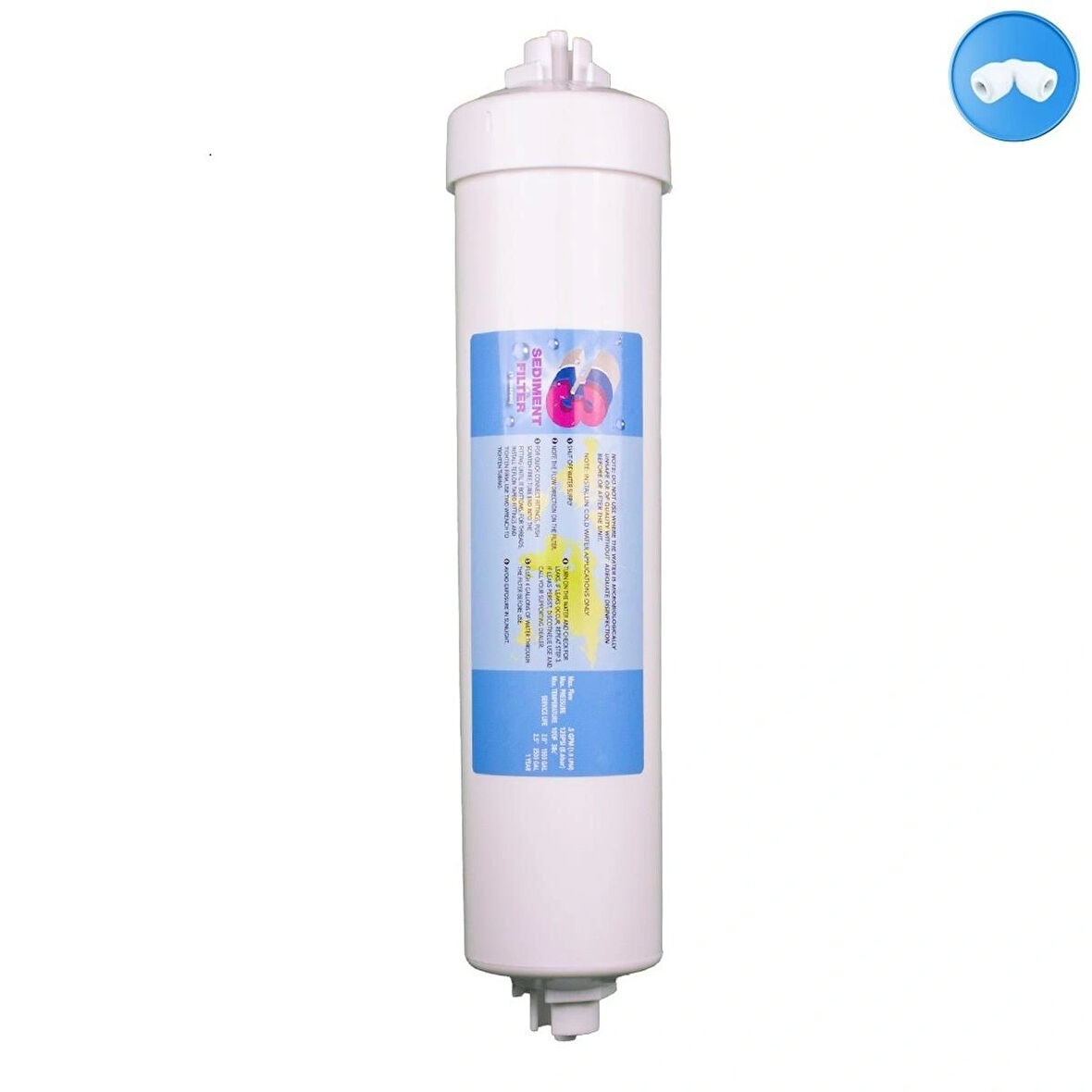 Su Arıtma Cihazı Premium Inline Aşama 3 Sediment Filtre