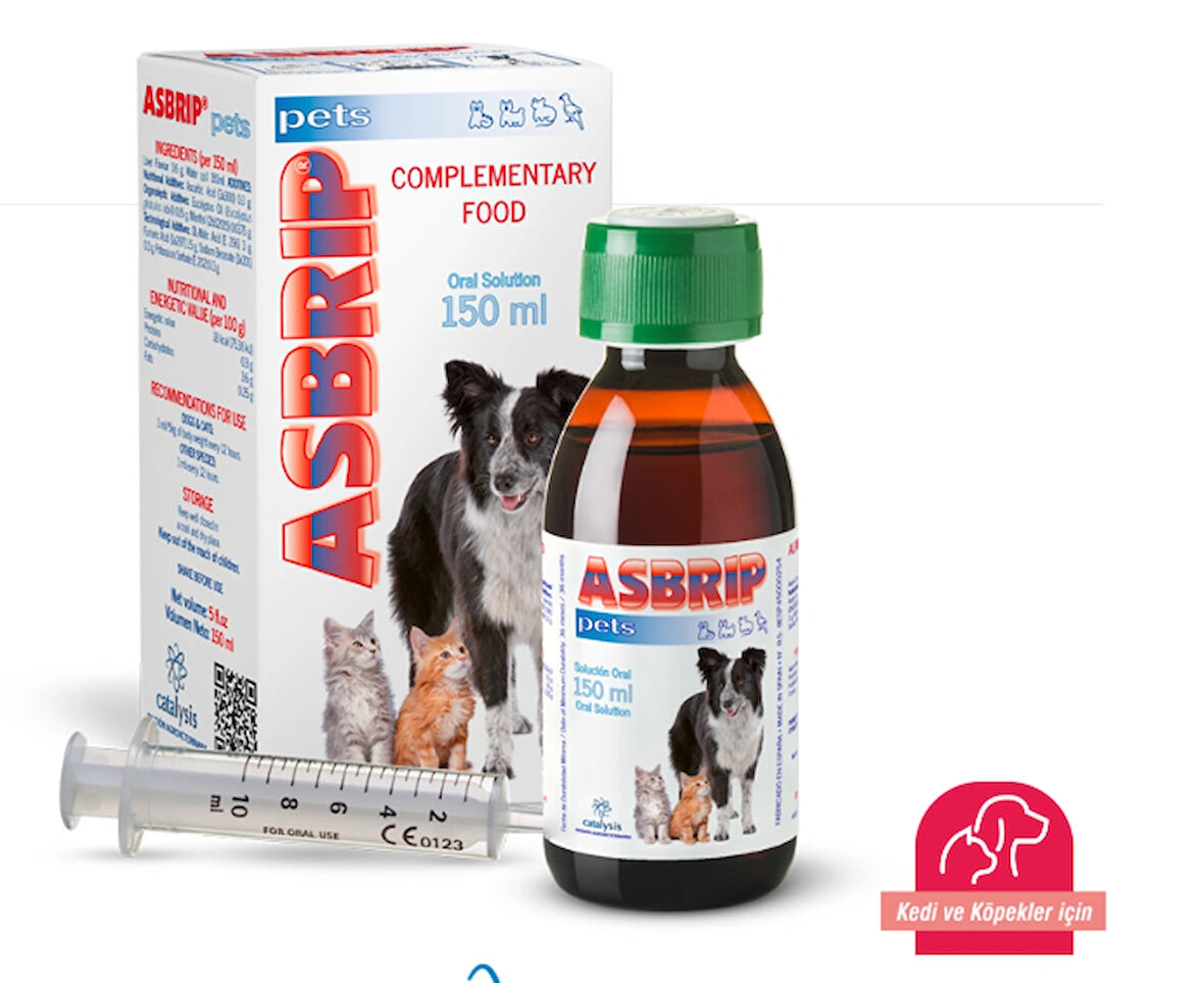 Asbip Kedi Köpek Solunum Sistemi Sağlığı Desteği 150 ml