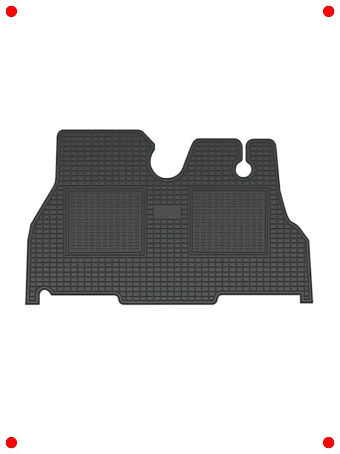 Kauçuk Araç İçi Paspas Takımı (1995-2006, Siyah)