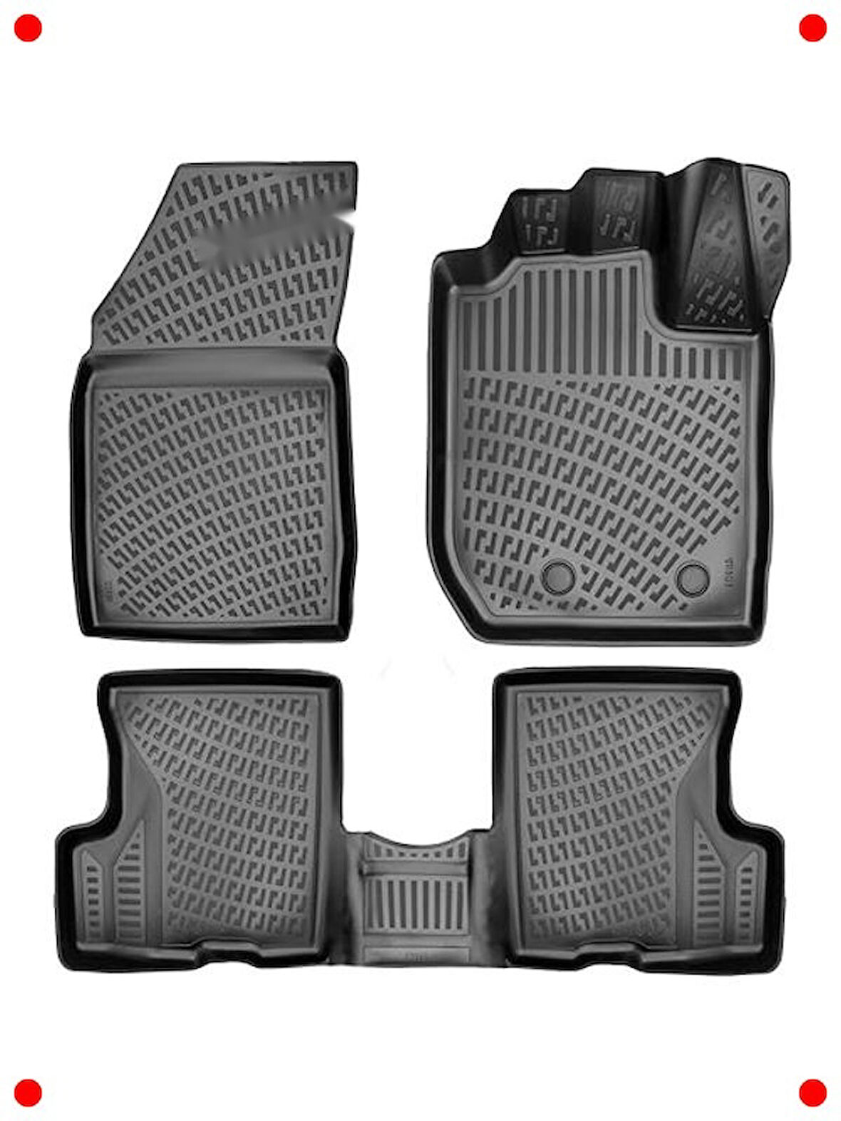 Araç İçi 3D Havuzlu Paspas - SUV Modeller İçin