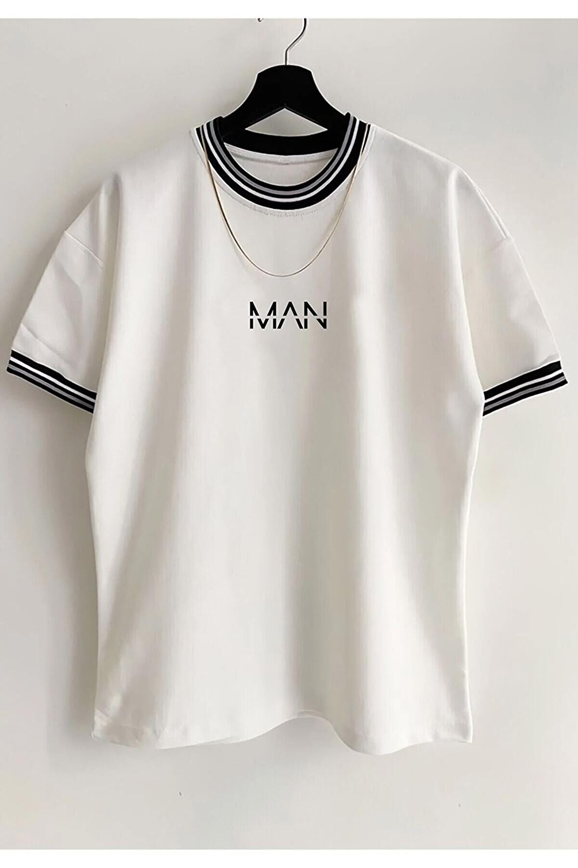 Unisex Beyaz Yeni Sezon Oversize Bryant 24 Baskılı Yazlık T-shirt