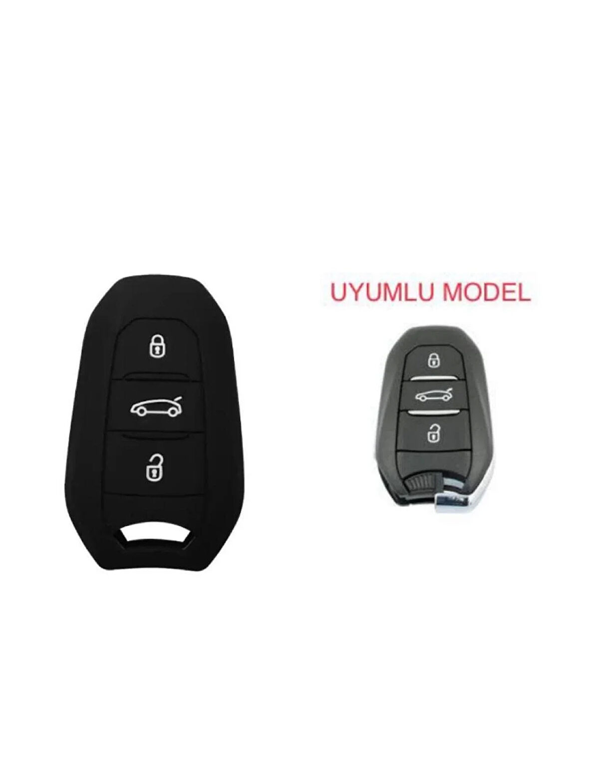 Citröen C3 C4 C5 Aircross Ds3 Ds4 Ds5 Anahtar Kılıfı Sustasız Model Anahtarsız Çaliştırma